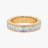 Asscher Cut Diamond Eternity Band Ring - 14K Gold | VS Clarity Lab Grown Diamonds
