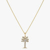 Noémie Palm Tree Necklace - Lab Grown Diamonds | VS Clarity