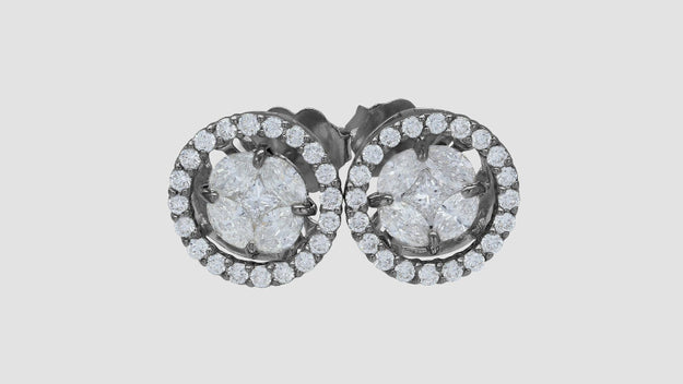 VS Clarity sparkling diamonds 14K 18K Gold