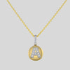 Diamond Initial Pendant without the 18K Gold Chain - 18K Gold | VS Clarity
