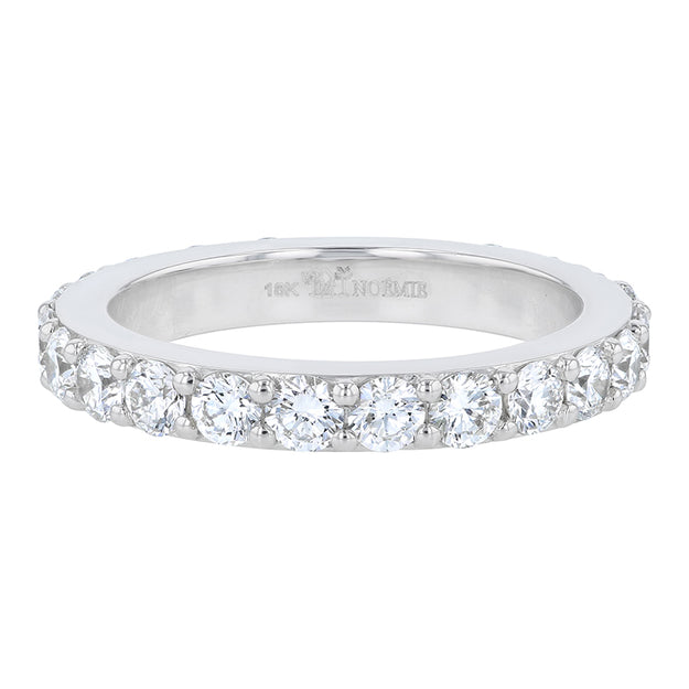 2 Carat Diamond Eternity Band Ring VS quality diamond round stone 14K 18K gold rose white yellow platinum