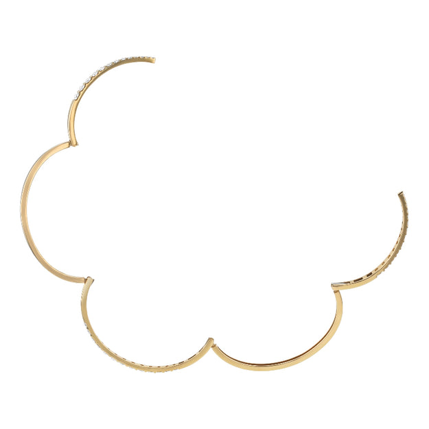 VS Clarity sparkling white diamond 14K 18K Gold