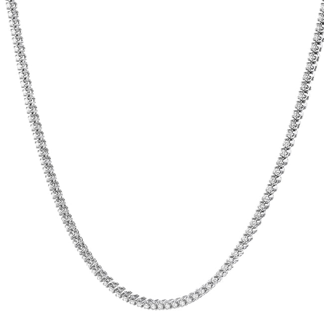 5 Carat Diamond Tennis Necklace - 18K Gold | VS Clarity