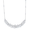 Multi Cut Diamonds Halfway Tennis Necklace - 18K Gold | SI Clarity