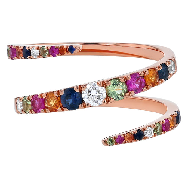 VS quality diamonds 18K gold