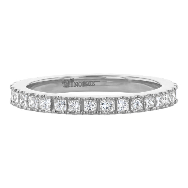 Princess Cut Diamond Eternity Band Ring VS Clarity 14K 18K Gold