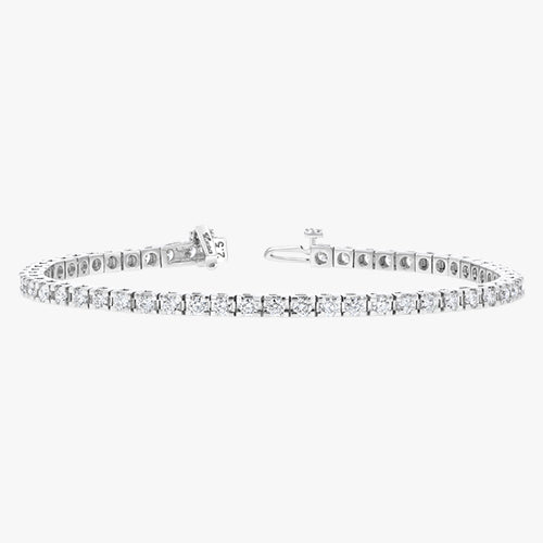 Diamond Tennis Bracelet - 18K Gold | VS Clarity