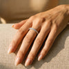 Princess Cut Diamond Eternity Band Ring - 18K Gold | VS Clarity Natural Diamonds