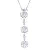 Flower Drop Pendant - Lab Grown Diamonds | VS Clarity