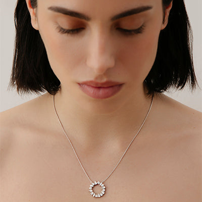 Multi open circle Pendant Necklace Multi open circle Pendant Necklace