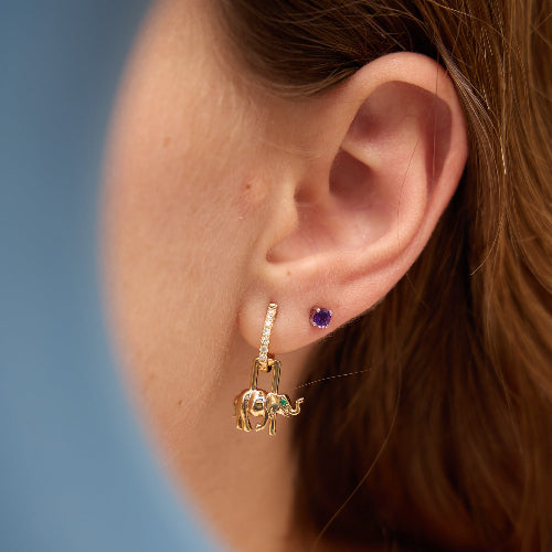 VS Clarity Sapphires Birthstone Stackable