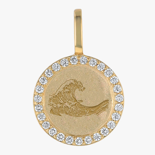 VS quality diamond 18K gold