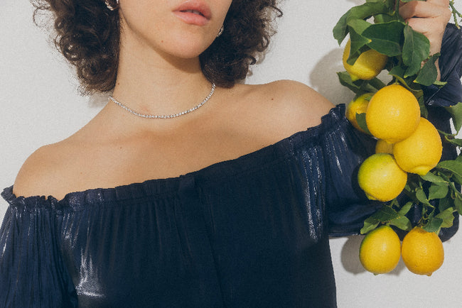 3 Carat Lab Grown Diamond Tennis Necklace
