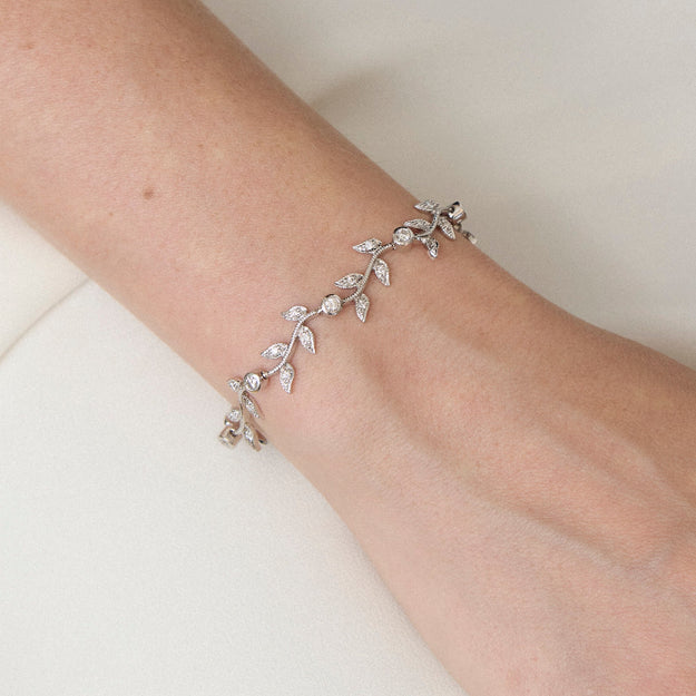 sterling silver VS quality diamonds