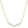 Baguette Cluster Necklace - Lab Grown Diamonds | VS Clarity