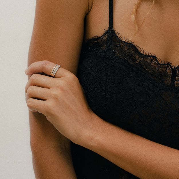 VS quality diamond 14k 18K gold