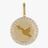 Dove of Peace Diamond Medallion - Lab Grown Diamond | VS Clarity
