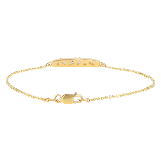 Confetti Diamond Multi Shape Bracelet - 18K Gold | VS Clarity