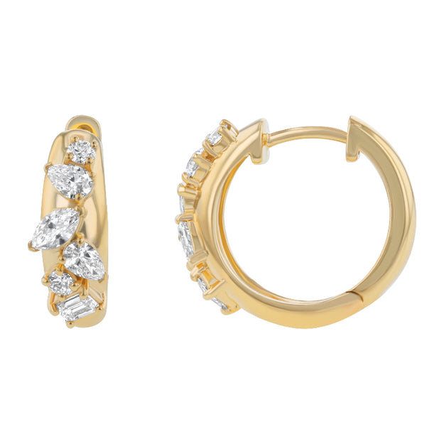 14K 18K VS Clarity Fancy Cut