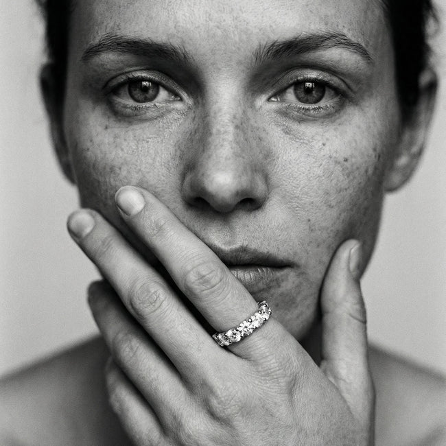 5 Carat Diamond Eternity Band Ring - Sterling Silver | VS Clarity Lab Diamonds