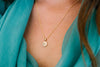 Diamond Peace Symbol Necklace - 18K Gold | VS Clarity