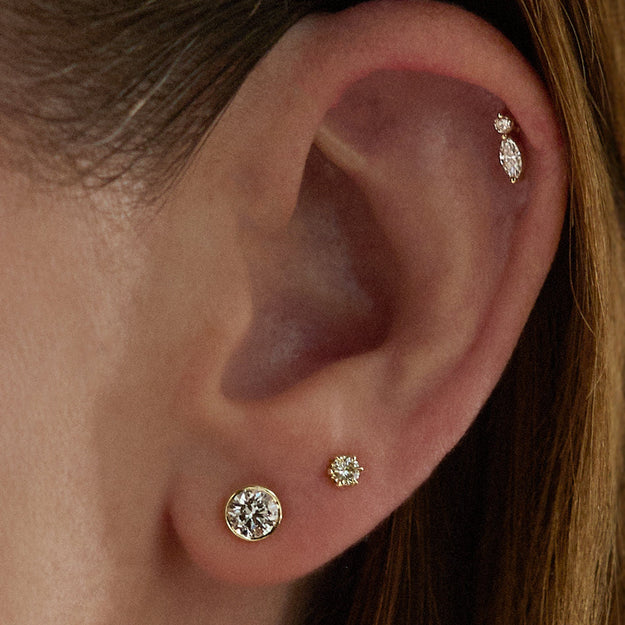 VS Clarity 14K 18K Gold