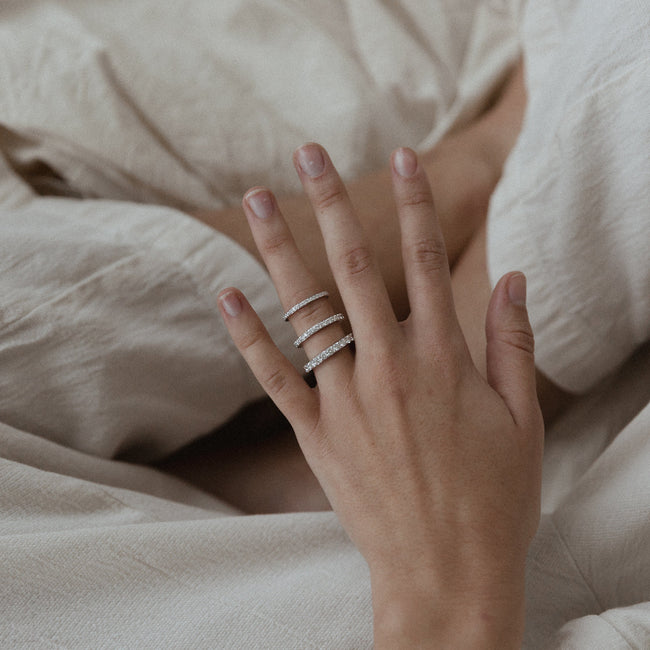 2 Carat Diamond Eternity Band Ring - Lab Grown Diamonds | VS Clarity
