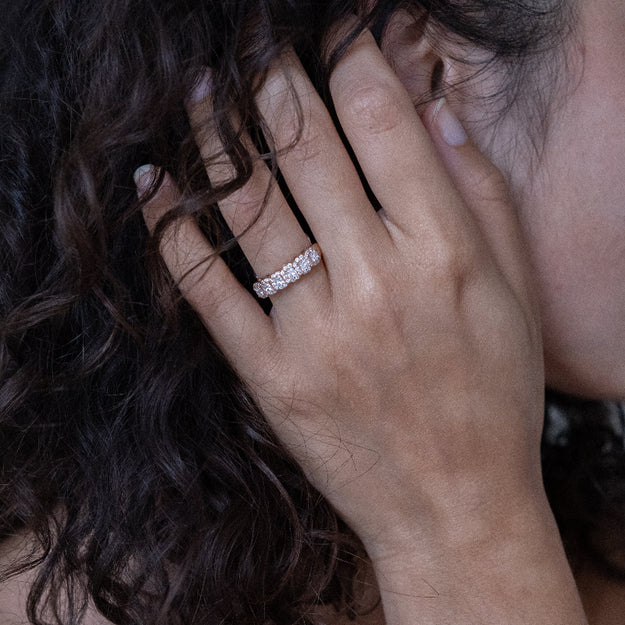 VS quality diamond 14K 18K gold