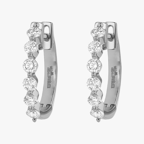 Multiple Hoops with 0.50 Carats - Lab Grown Diamonds | VS Clarity