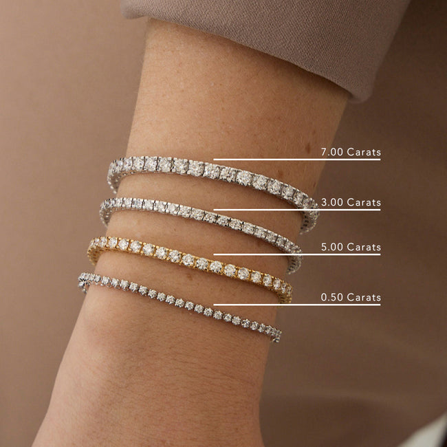 3 Carat Diamond Tennis Bracelet - Lab Grown Diamonds | VS Clarity