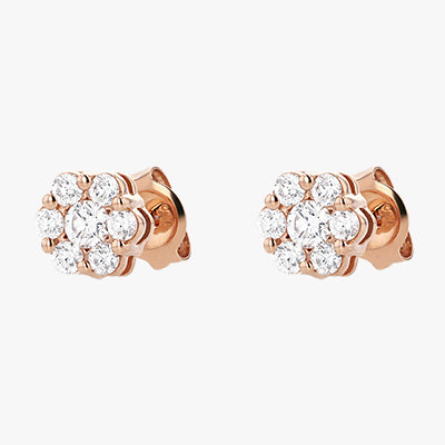Buy online Rose Gold Plated White Ad Studded Minimal Studs Earrings from  fashion jewellery for Women by Saraf Rs Jewellery for ₹569 at 75% off |  2024 Limeroad.com