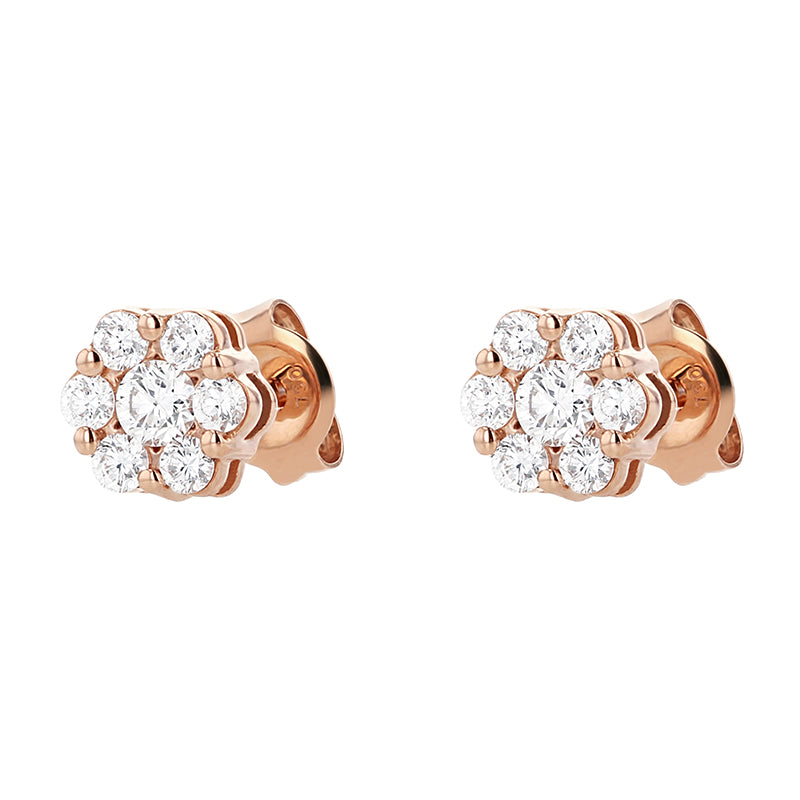 The Lab Grown Diamond Flower Earrings | Noémie
