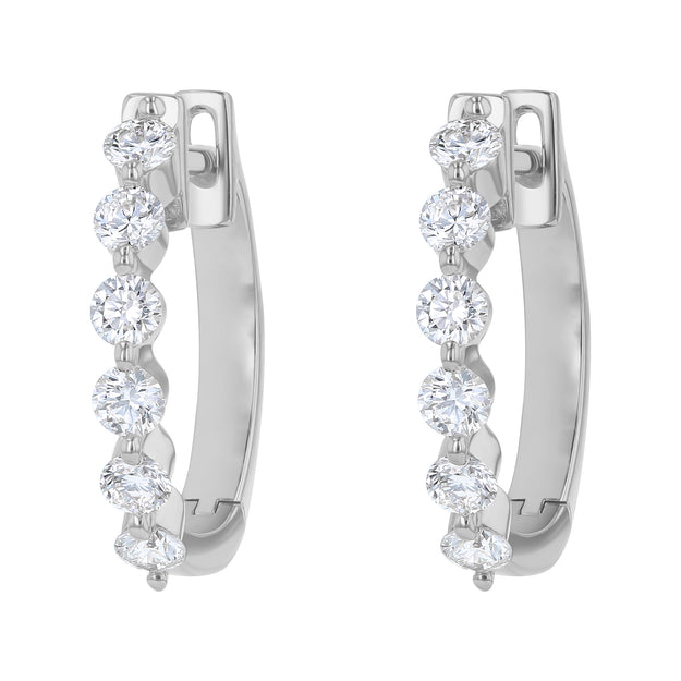 Multiple Hoops with 1.5 Carats - Lab Grown Diamonds | VS Clarity