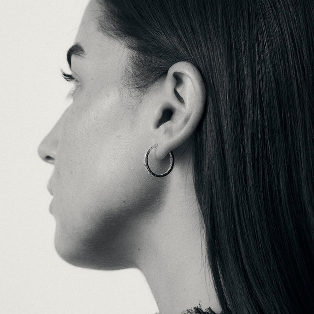 Dainty unique diamonds Stylish fashionable jewelry Hoop baguette  sterling silver VS quality diamonds