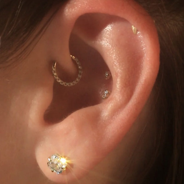 Asscher Diamond Studs – Noémie