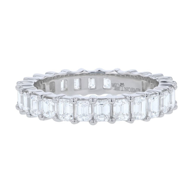 Emerald Cut Eternity Band - Lab Grown Diamonds | VS Clarity