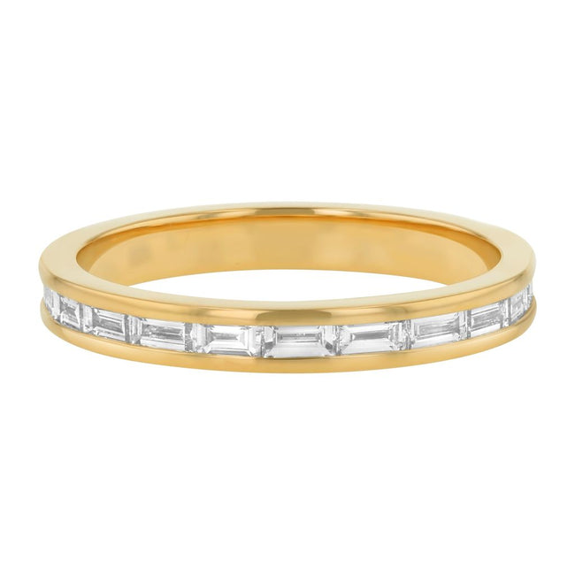 Eternity Baguette in Channel Setting - 18K Gold | VS Clarity