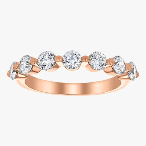The Floating Diamond Ring VS quality stone 14K 18K gold rose white yellow platinum