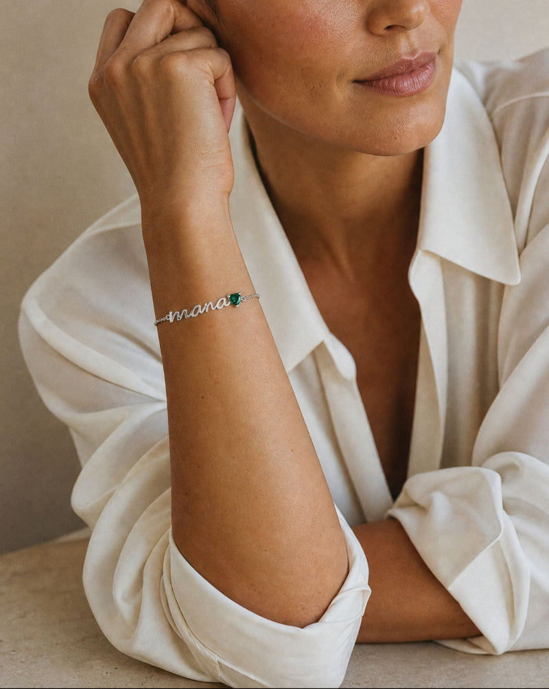 Birthstone Mama Bracelet