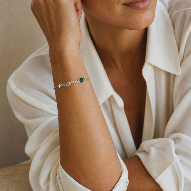 Birthstone Mama Bracelet