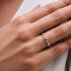 Heart and Diamonds Ring - 18K Gold | VS Clarity