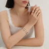 Graduated Diamond Spiral Cuff - Lab Grown Diamonds | VS Clarity