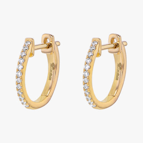 Huggie Earrings in 18K gold