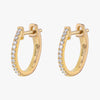 Huggie Earrings - 18K Gold | VS Clarity