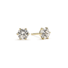 Round 6 Prong Diamond Stud