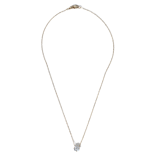 Cushion Cut Diamond Solitaire Pendant Necklace Sparkle Dainty Elegant 4-Prongs