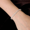 18K Gold Multi Shape Diamonds Tennis Bracelet