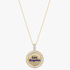Los Angeles Diamond Medallion, A Tribute to Our City - 18K Gold | VS Clarity