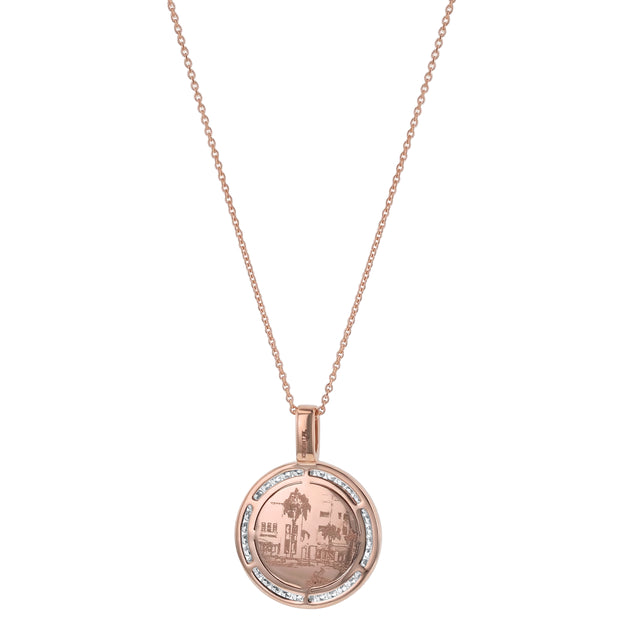 Travel Diamond Medallion – 14K Gold | VS Clarity Lab Grown Diamonds