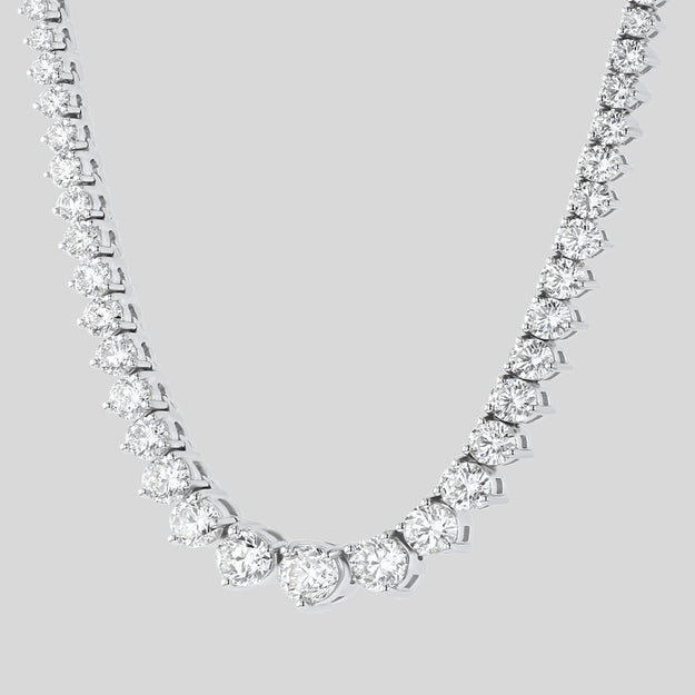 lab diamond tennis necklaces